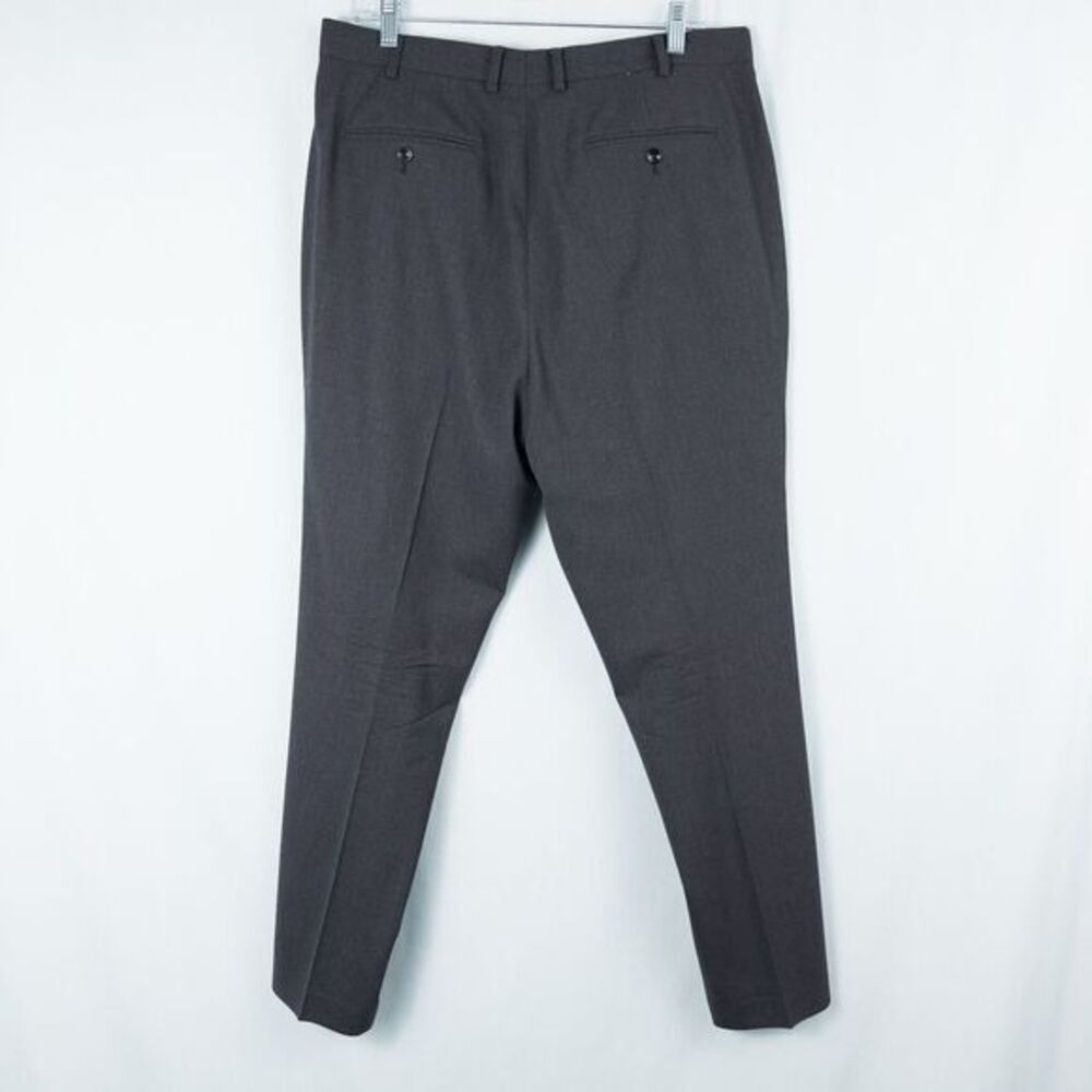 Charles Tyrwhitt Mens Ultimate Performance Suit Pants Charcoal Slim 38W x 29.75L - Picture 2 of 16